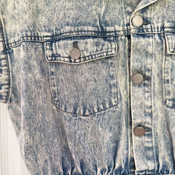 Blank NYC Denim Romper Head Backstage - Picture 11 of 14